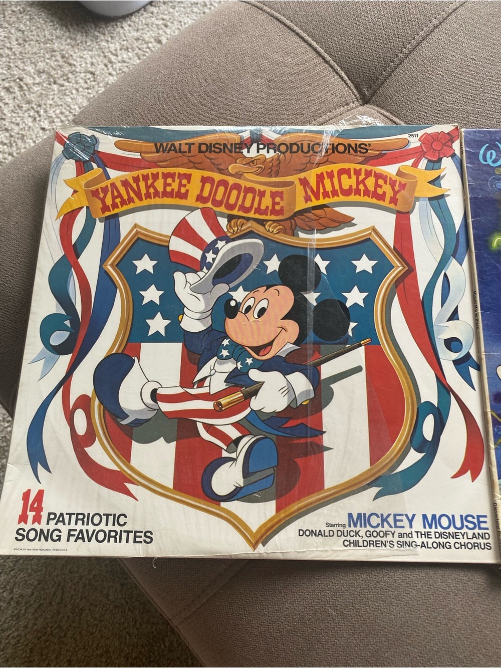 Vintage 1979 Walt Disney Mickey Mouse Vinyl Records - Picture 3 of 7